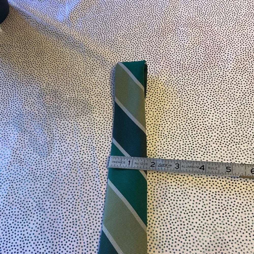 Habanus men’s tie  green white in excellent condition